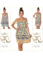 Trendy off-shoulder Minidress with print
