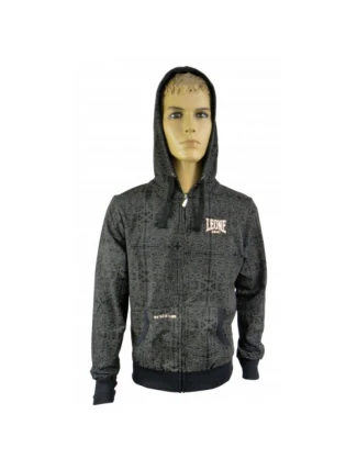 LEONE pánska mikina LSM905/S16 čierna XXL