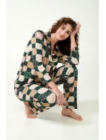 Vamp - Dámske pyžamo so zapínaním na gombíky 21081 - Vamp
