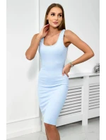 Blúzka + pruhované šaty modré