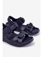 Piankowe Sandały Dziecięce Big Star RR374512 Granatowe