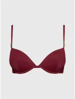 Dámska plavková podprsenka bikini KW0KW02278 XN0 bordová - Calvin Klein Dámska plavková podprsenka bikini KW0KW02278 XN0 bordová - Calvin Klein