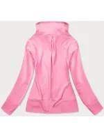 Svetloružová dámska mikina so stojačikom (HD150-25)