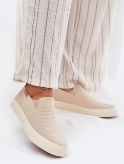 Trampki Damskie Slip-On Big Star RR274721 Beżowe