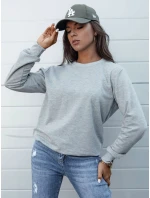 GLAMFLAIR dámska mikina svetlo šedá FashionStreet BY1315