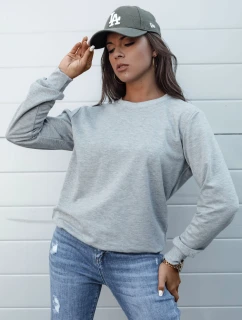 GLAMFLAIR dámska mikina svetlo šedá FashionStreet BY1315