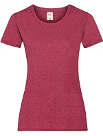 Fruit of the Loom Lady-Fit Valueweight T Dámske tričko 16.1372 vintage heather red Fruit of the Loom Lady-Fit Valueweight T Dámske tričko 16.1372 vintage heather red