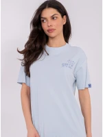 Tričko D12022M02842A svetlo modré