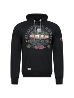 Geographical Norway Gexpe DB 100 M WZ3003H/GN-čierna mikina Geographical Norway Gexpe DB 100 M WZ3003H/GN-čierna mikina