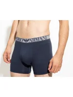 Pánske boxerky 2 pack 111912 2F720 61735 tm.modrá/vínová - Emporio Armani