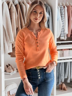 Dámske tričko s dlhým rukávom FELORIA orange FashionStreet RY2782