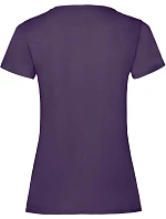 Fruit of the Loom Lady-Fit Valueweight T Dámske tričko 16.1372 fialové