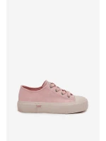 Trampki Damskie Na Platformie LEE ISLA C WOMEN LOW 50253001.78E Różowe