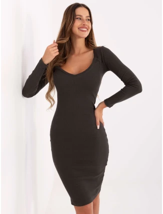 Šaty RV SK 7436.53 tmavá khaki