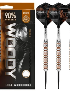 Harrows Woody Luke Woodhouse 2 90% steeltip šípky