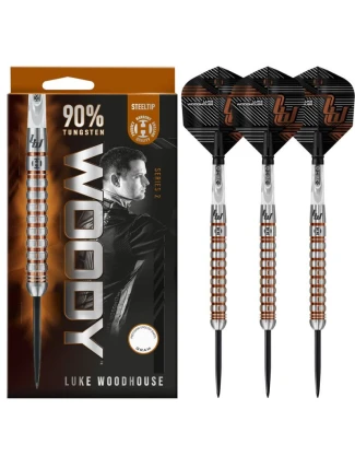 Harrows Woody Luke Woodhouse 2 90% steeltip šípky