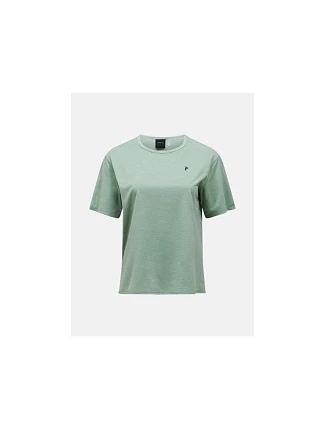 Dámske tričko PEAK PERFORMANCE W Trail Shortsleeve, zelené Dámske tričko PEAK PERFORMANCE W Trail Shortsleeve, zelené