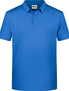 Daiber 8010 Pánske polo tričko z bio bavlny 02.8010 kobaltová modrá