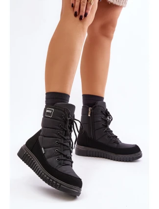 Śniegowce Damskie Progress PROGJ-24-157 Czarne