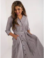 Šaty LK SK 509673.13 sivé