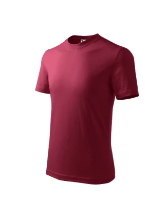 Základné tričko pre deti granátové Základné tričko pre deti granátové