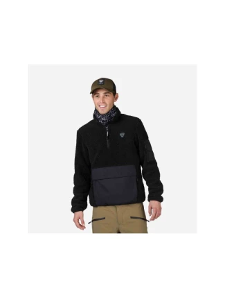 Rossignol Fleecová mikina Anorak black