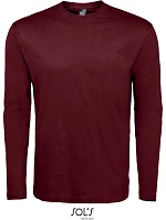 SOL'S Monarch Tričko s dlhým rukávom 25.1420 oxblood