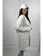 Kapska s vreckami ecru