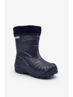 Kalosze Dziecięce Ocieplane Befado 162X103 Granatowe