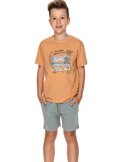 Chlapčenské pyžamo 2749 Wadim cinnamon - TARO