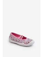Kapcie Baleriny W Pieski Befado 116Y325 Różowe