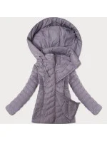 Dámska prešívaná bunda s kapucňou J Style light heather (16M9238-35) Dámska prešívaná bunda s kapucňou J Style light heather (16M9238-35)
