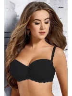 Dámska podprsenka Bardotka VB-235 Čierna - Vena Dámska podprsenka Bardotka VB-235 Čierna - Vena
