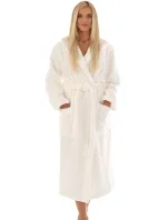 VÝPREDAJ - Unisex župan so šálovým golierom Athena 2116 0100 White - Vestis VÝPREDAJ - Unisex župan so šálovým golierom Athena 2116 0100 White - Vestis