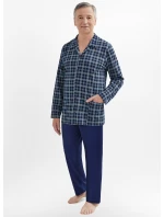 Pánske pyžamo Martel 403 Antoni III dĺžka/r 3XL-4XL pyžamo na zips Pánske pyžamo Martel 403 Antoni III dĺžka/r 3XL-4XL pyžamo na zips