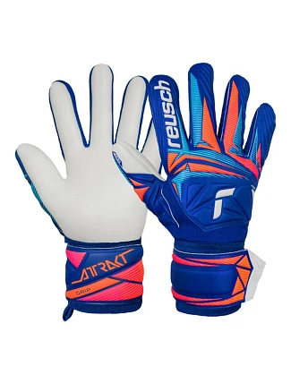 Detské brankárske rukavice Attrakt Grip Junior Blue 5672815-4126