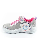 Skechers S Lights LED detská športová obuv pre dievčatá na suchý zips Grey Skechers S Lights LED detská športová obuv pre dievčatá na suchý zips Grey