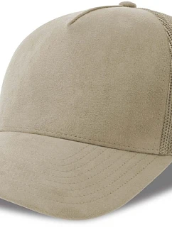 Atlantis Headwear Rapper Suede-S 5-panelová truckerová čiapka 33.0261 stone