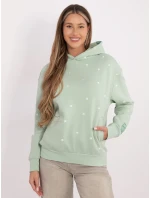 Mikina D10618BC02834A3 pistáciová