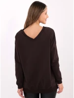 Mikina RV BL 5850.11X tmavohnedá