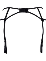 Podväzkový pás V-8842 béžovo-čierny - Axami