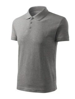 Pique Polo Free polokošeľa pánska tmavosivá