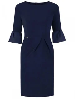 Dámske šaty Jasmine 108535 tmavo modré - Jersa