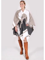 Dámske pončo CPO-0001 hnedé - YOCLUB