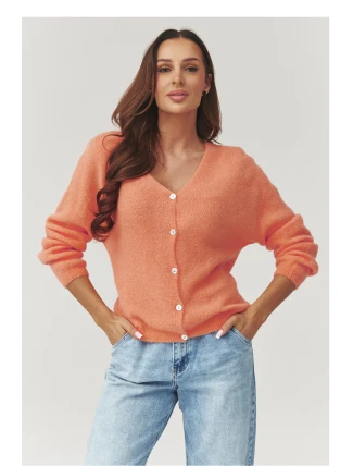 Sveter na gombíky model 223256 Makadamia