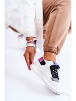 Damskie Wsuwane Sportowe Buty Sneakersy Białe Klayra