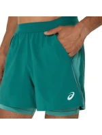 Pánske šortky 2N1 5IN M 2011D245-301 Green - Asics Road Pánske šortky 2N1 5IN M 2011D245-301 Green - Asics Road