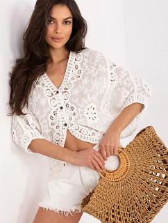 Svetr na zapínanie, model 230164, Italy Moda