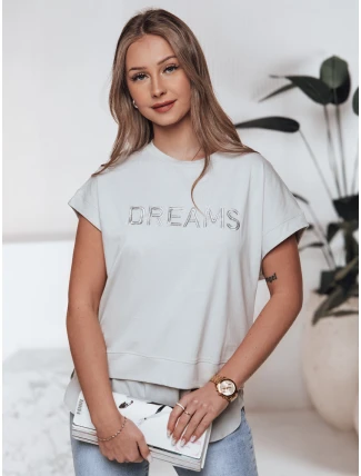 Dámske pistáciové tričko DREAMY FashionStreet RY2520