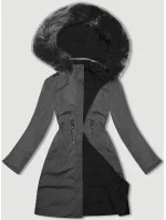 Dámska prechodná obojstranná bunda J Style black-grey (16M9159-392)